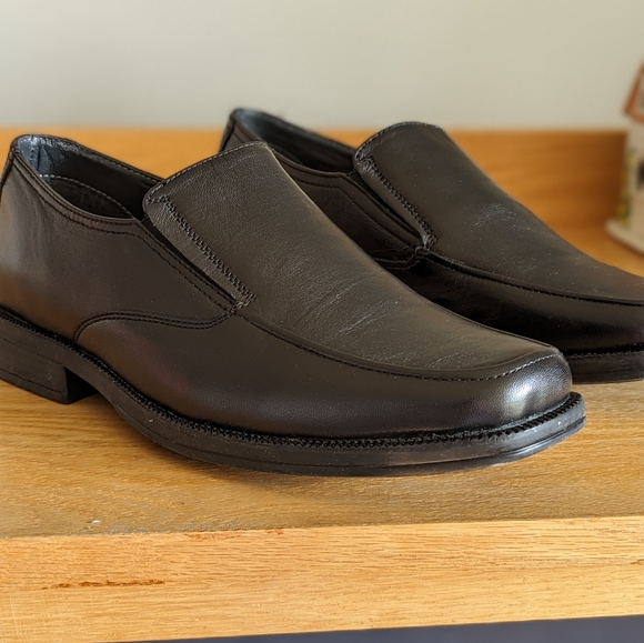 Men's black Logan Hill loafers size 9 - Picture 2 of 5